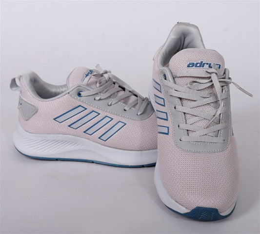 Ad Light Grey Top Lace-Up Running Shoes