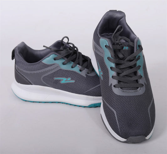 Grey Ad Top Lace-Up Running Shoes