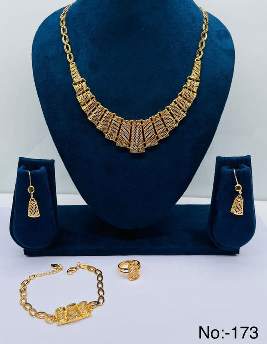 Delicate Gold Plated Attractive Necklace