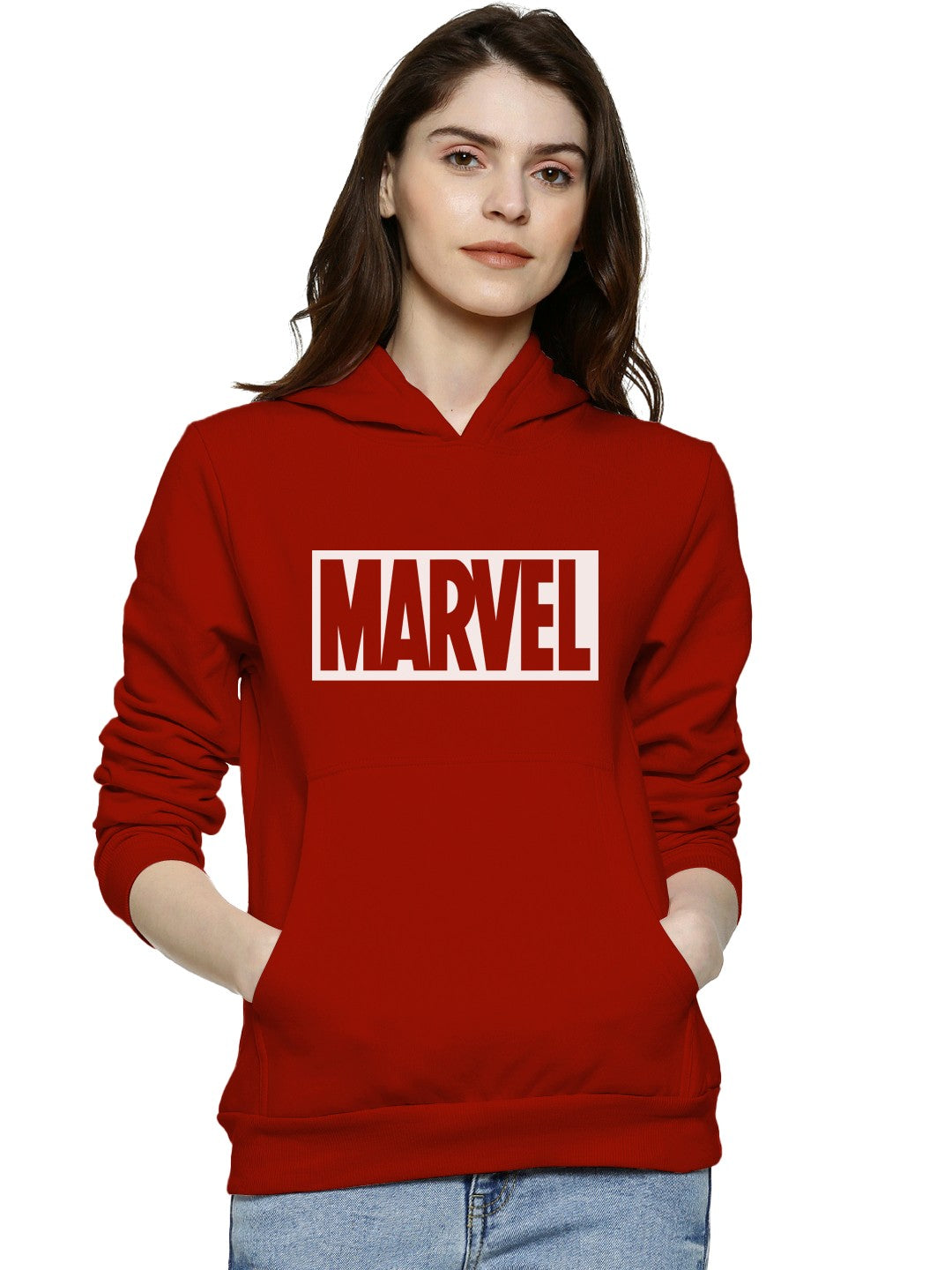 Marvel Printed Premium Quality Hoodie For Women