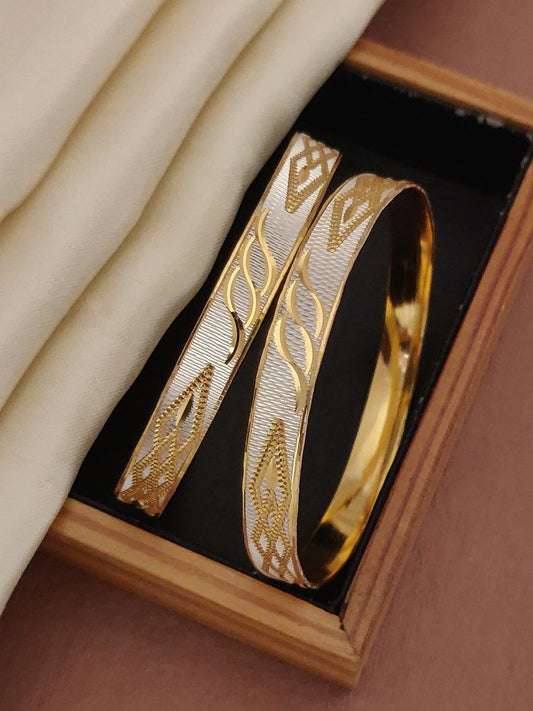 Traditional Design Gold Plated Bangles